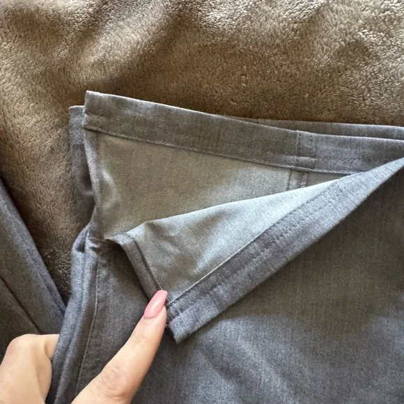 Figs Gray Scrub Pants with Teal Drawstring technical collection
